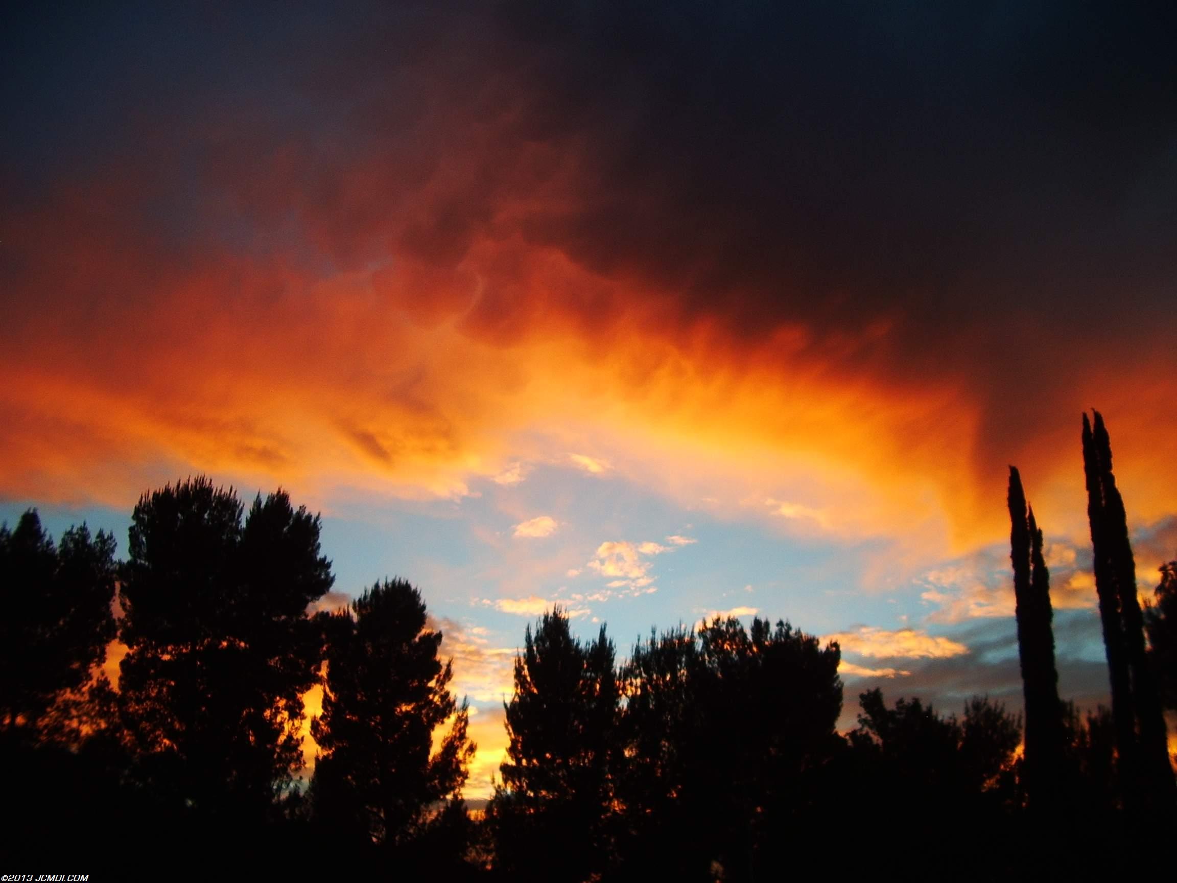 Beautiful Santa Clarita sunset still image series